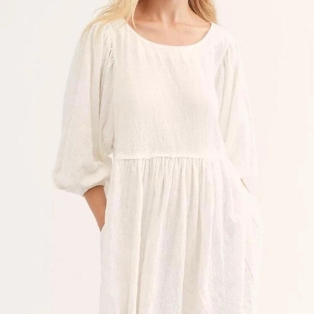 Free People Beach Large Boho Coverup White Women’s Large
